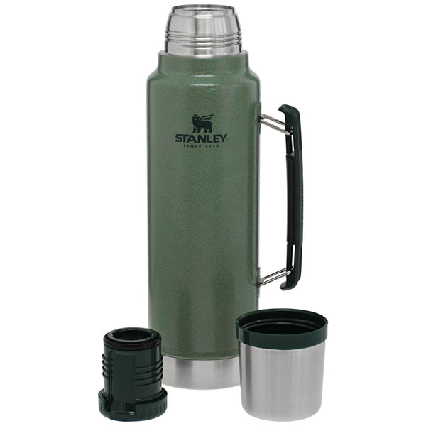 Logo Branded Stanley Drinkware 1 Qt Legendary Classic Bottle/10 Qt Classic  Lunchbox Combo, Hammertone Green -  | Containers