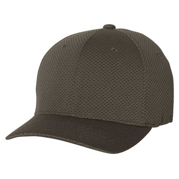 Dark Stretch Jersey Grey Flexfit Men\'s Hexagon Cap 3D