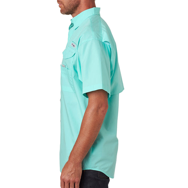 Columbia Men's PFG Low Drag Offshore Polo Shirt, Blue, Small