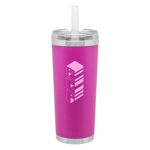 Ets Matte Pink Brooklyn Tumbler - 24oz