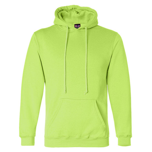 Bayside Men s Lime Green USA Made Hooded Sweatshirt