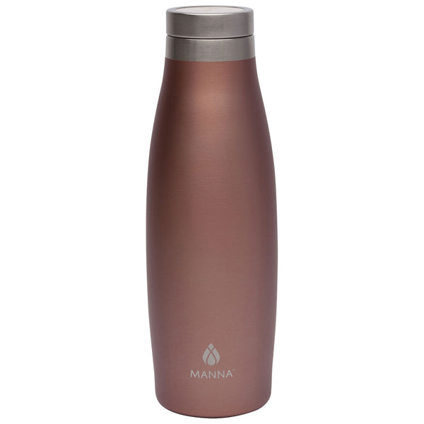 Manna 18 oz. Oasis Stainless Steel Water Bottle with Marble Lid