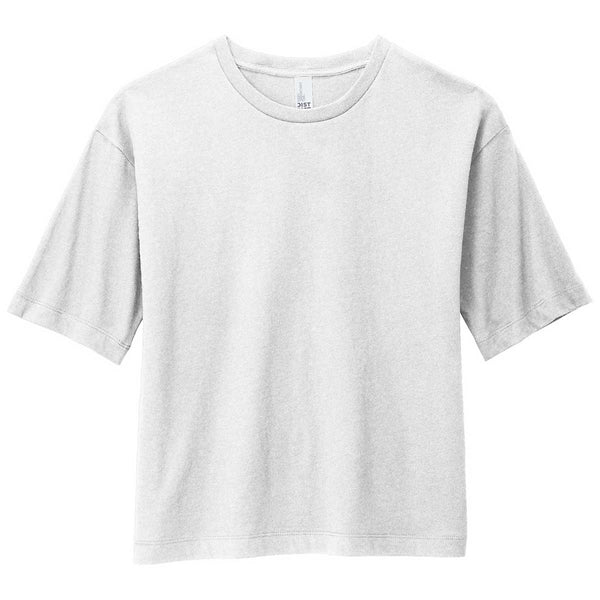 District Women's White V.I.T. Boxy Tee