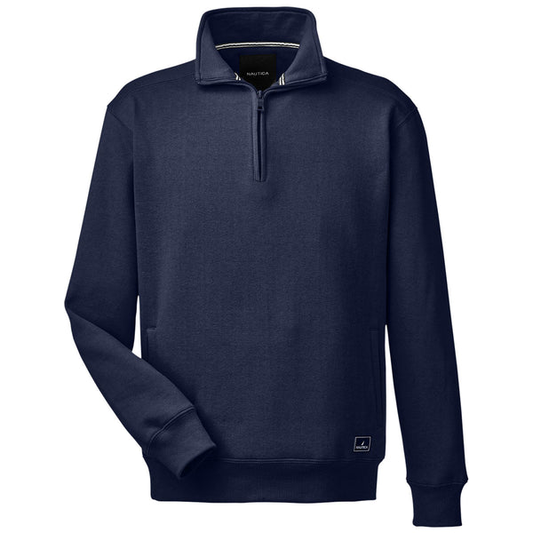 Navy blue best sale quarter zip pullover