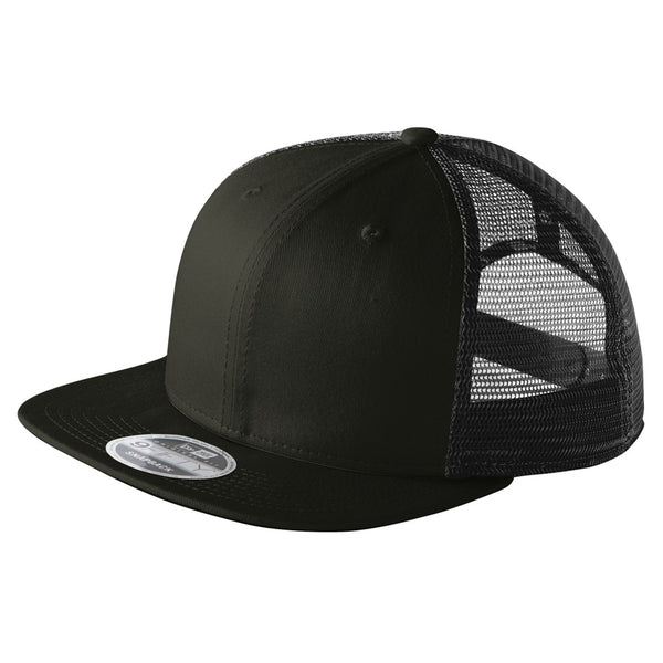 new era trucker black