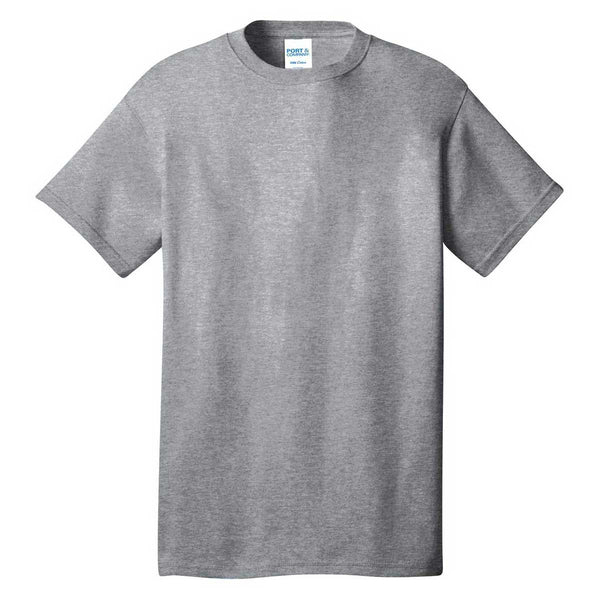 Port & Company Men's 54 oz 100% Cotton V Neck T Shirt