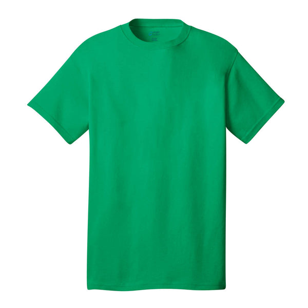 Front and Back Kelly Green T-shirt Mockup, Kelly Green Gildan T