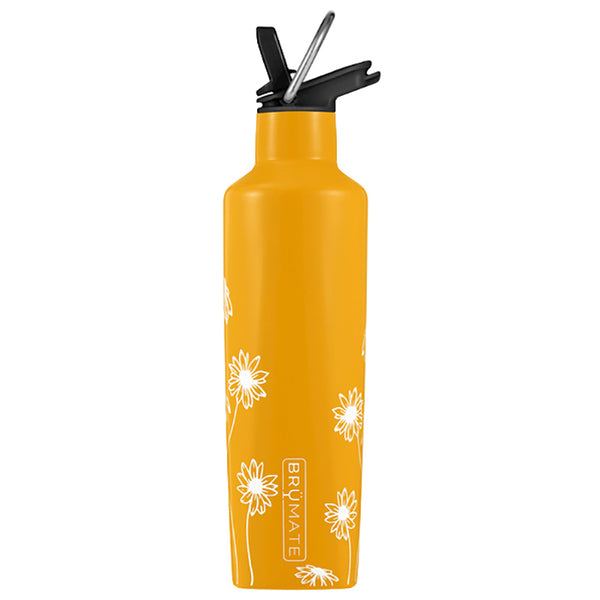 BruMate SunDaisy ReHydration Mini 16oz Water Bottle