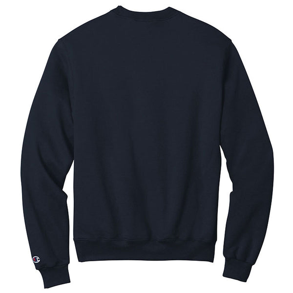 Champion crewneck navy discount blue