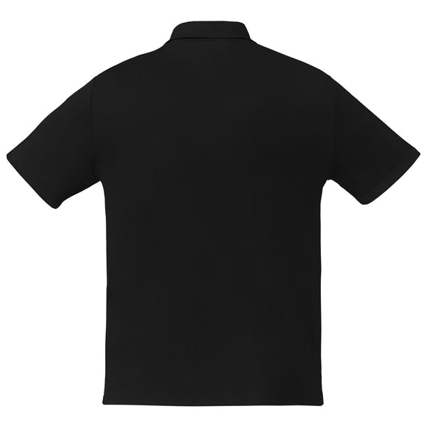 Trimark Mens Black Evans Eco Short Sleeve Performance Polo 8043