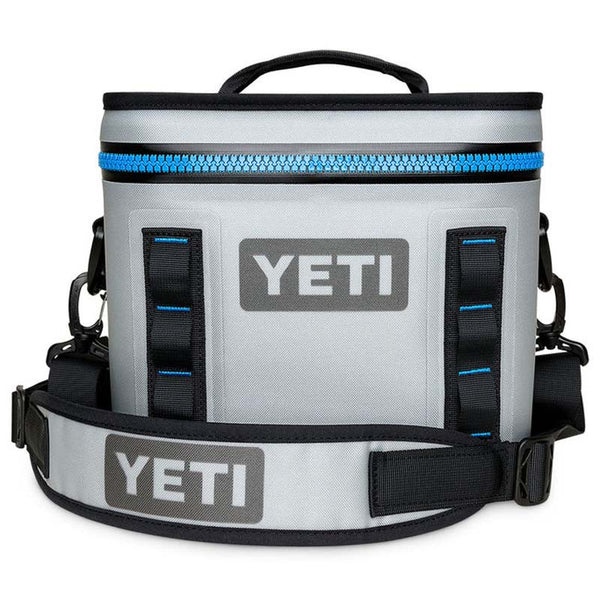 YETI Hopper Flip 12 Portable Cooler, Fog Gray/Tahoe Blue