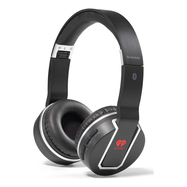 Brookstone Black Sonic Bluetooth Headphones