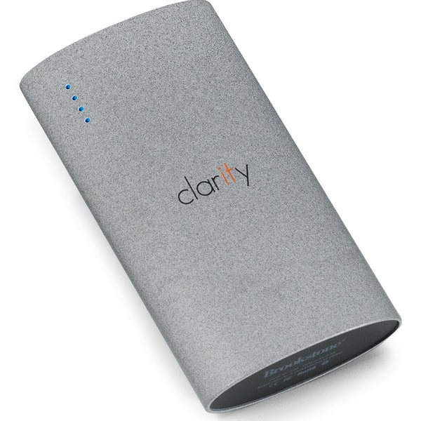 Brookstone Grey Compact Portable Power Bank 4400 mAh