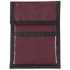 Hit Burgundy Nylon Neck Wallet Badge Holder