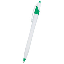 Hit White/Green Dart Pen