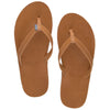 Hari Mari Tan/Dusty Blue Women's Fields Flip Flops