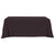 HIT Black Flat Poly/Cotton 4-Sided Table Cover