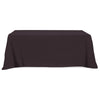 HIT Black Flat Poly/Cotton 4-Sided Table Cover