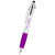 Hit Silver with Purple 3-In-One Pen with Stylus