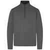 Landway Men's Onyx Basecamp Chevron Heathered Quarter-Zip Pullover