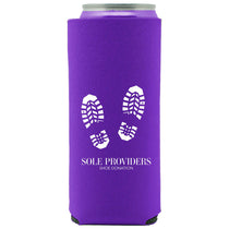 Best Promotions USA Purple 12oz. Slim Neoprene Seltzer Coolie