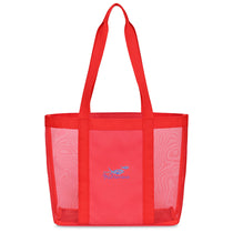 Gemline Red Mesh Tote Bag