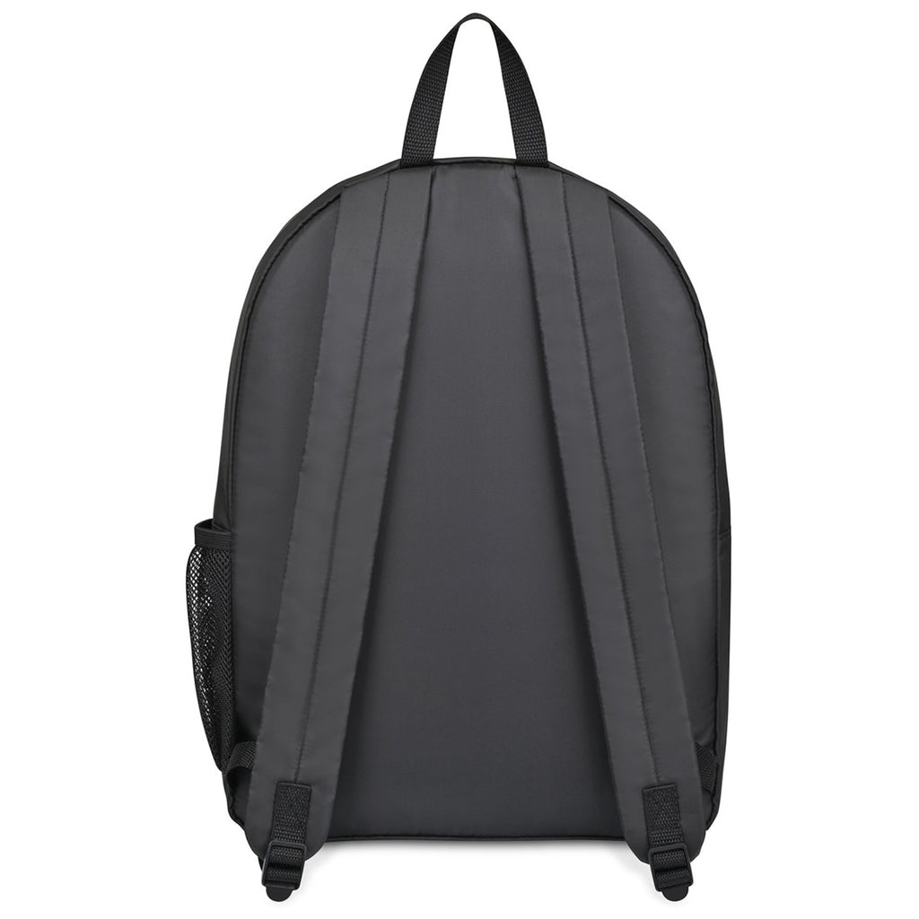 Gemline Black Repeat Lite Recycled Poly Backpack