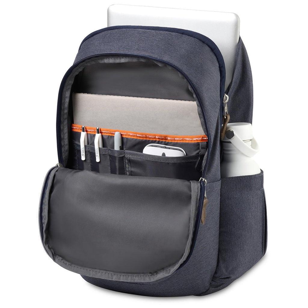 High Sierra Navy Heather Haidan Laptop Backpack