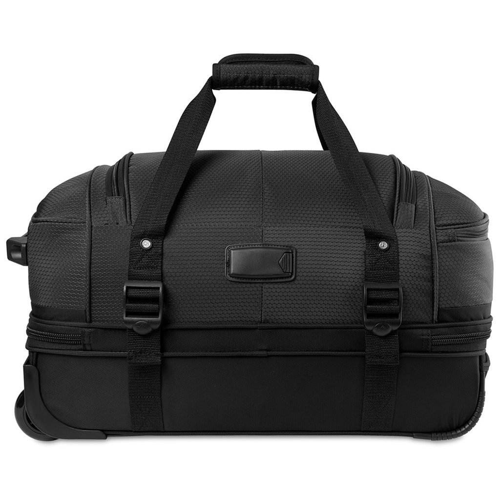 High Sierra Mercury/Black Fairlead 22" Drop Bottom Wheeled Duffel