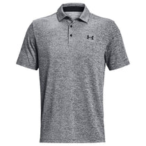 Under Armour Men's Black/White Light Heather Playoff 3.0 Polo