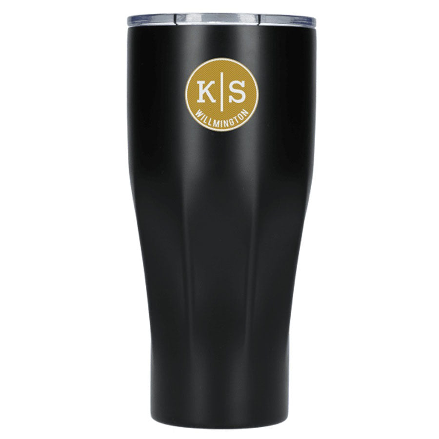 Leed's Black Victor Recycled Vacuum Insulated Tumbler 20oz