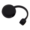 Recycled Black Silicone Straw Cap