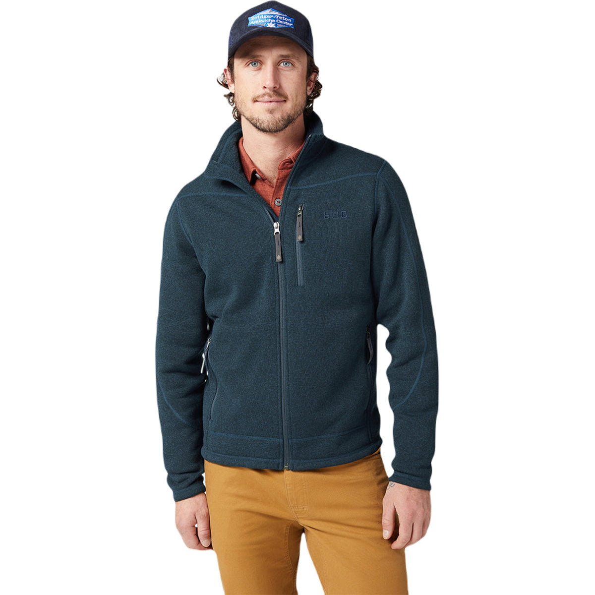 New! 2024 Stio brand men’s Wilcox fleece sweater jacket