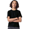 American Apparel Youth Black Fine Jersey Tee