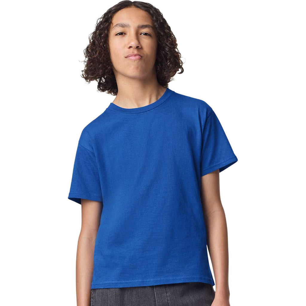 American Apparel Youth Royal Blue Fine Jersey Tee