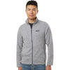 Columbia Men's City Grey Heather Alto Pass Fleece Full-Zip Jacket