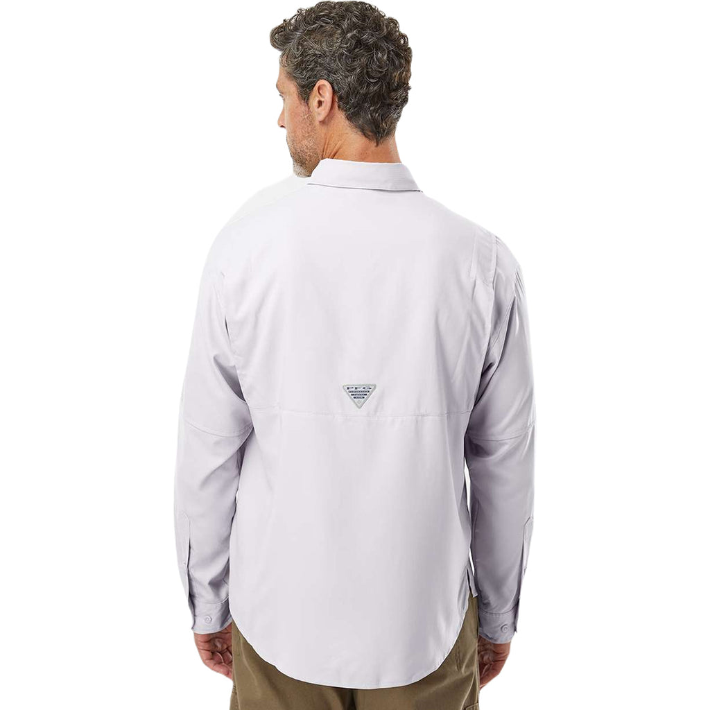 Columbia Men's Cool Grey PFG Tamiami Long Sleeve Shirt