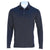 AndersonOrd Men's Black Heather Gamer Long Sleeve Polo