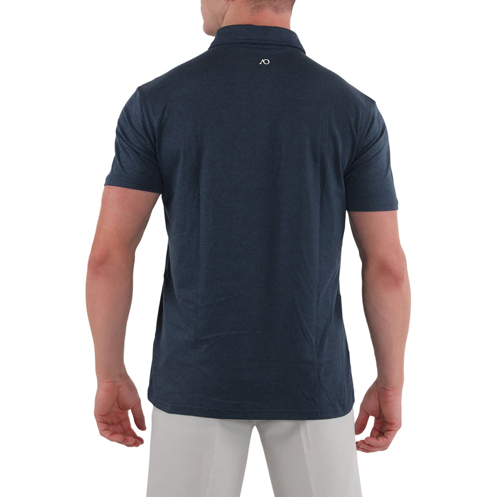 AndersonOrd Men's Navy Heather Gamer Polo