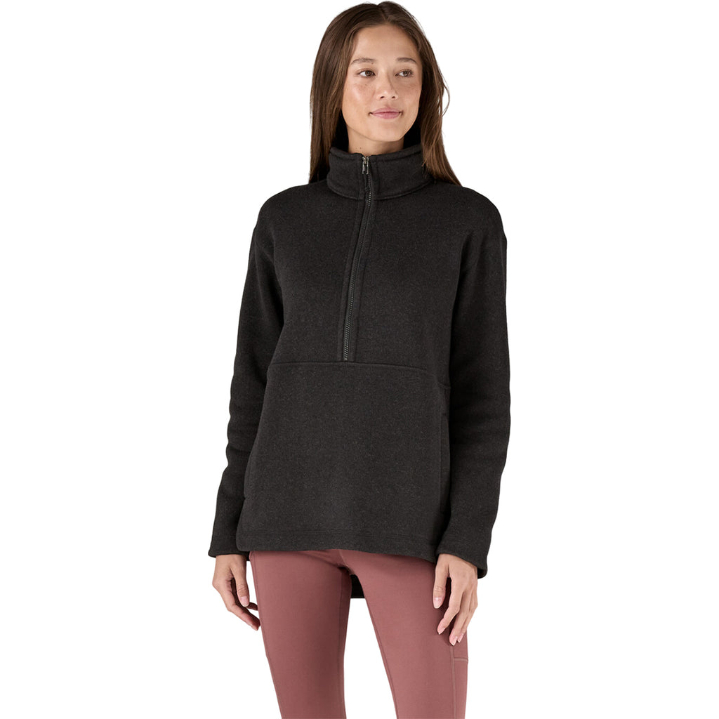 Patagonia Women's Black Better Sweater Oversized Fleece Pullover