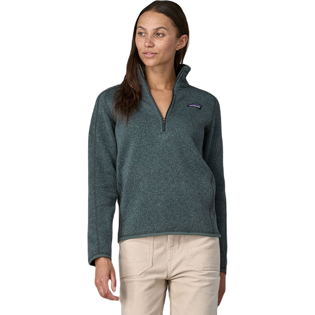 Patagonia Women's Nouveau Green Better Sweater Quarter Zip 2.0