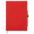 JournalBooks Red 7'' x 10'' FSC Mix Pedova UltraHyde Hardcover Large Bound JournalBook