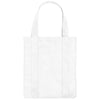 Hit White Non-Woven Shopper Tote Bag