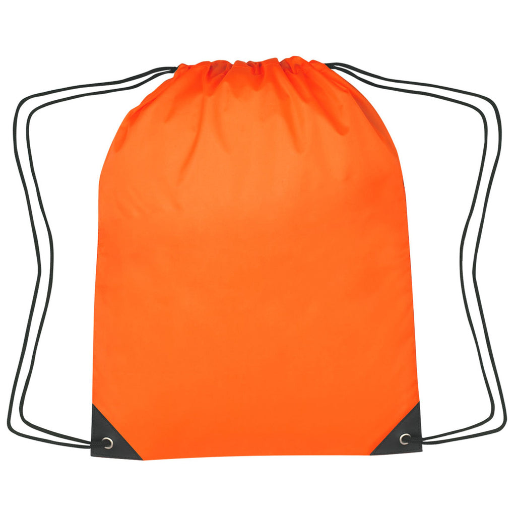 Hit Orange Sports Pack With Front Zipper