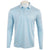 AndersonOrd Men's Sky Heather Gamer Long Sleeve Polo