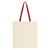 Hit Natural/Red Penny Wise Cotton Tote Bag