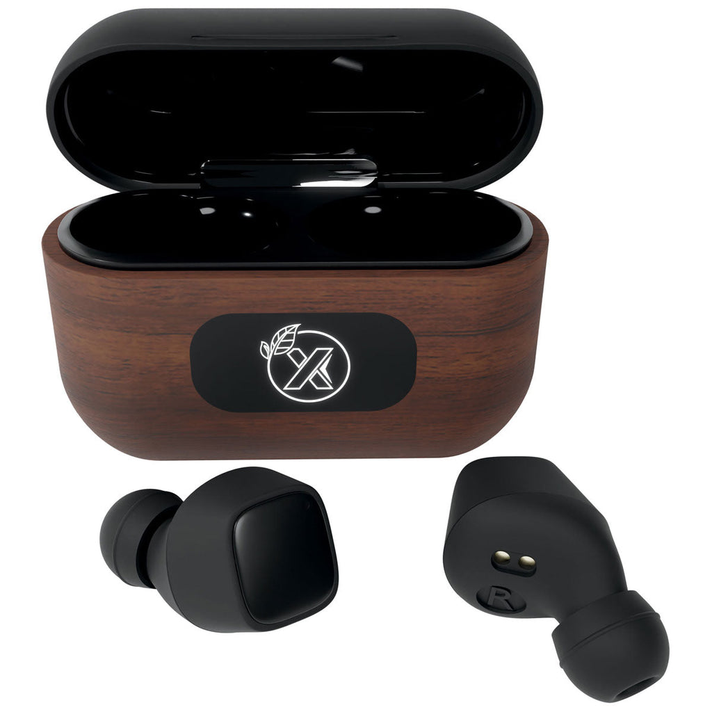 SCX Design Walnut Wood Wireless Earbuds and Charging Case