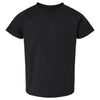 Rabbit Skins Black Toddler Fine Jersey Tee