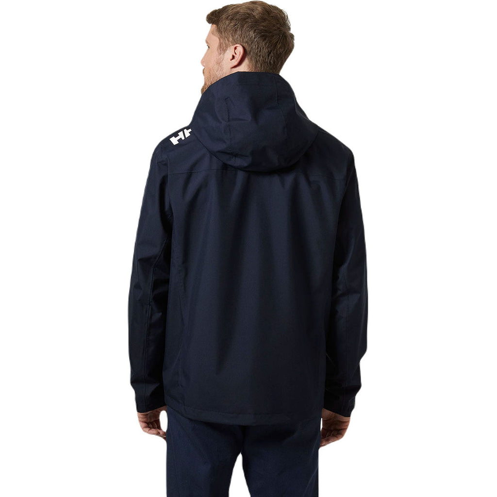 Helly Hansen Men's Navy Crew Hooded Jacket 2.0