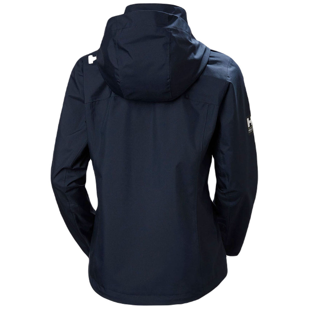 Helly Hansen Women's Navy Crew Hooded Jacket 2.0